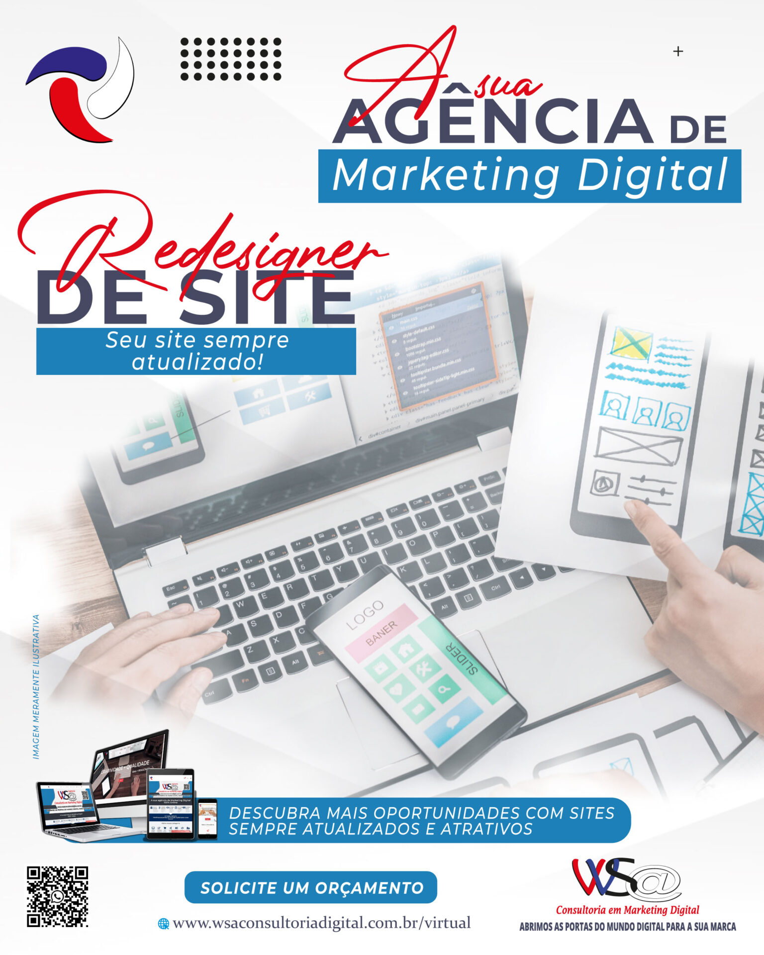 Redesigner de site - Manutenção de Web Sites