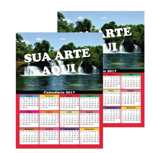 Calendário de parede personalizado a partir de 50 und - Imagem 2