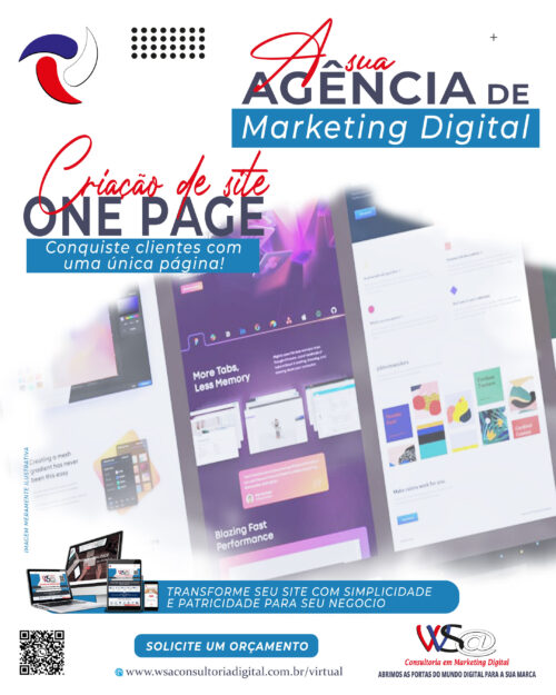 Criação de Site Profissional One Page – Pronto para Celular e SEO
