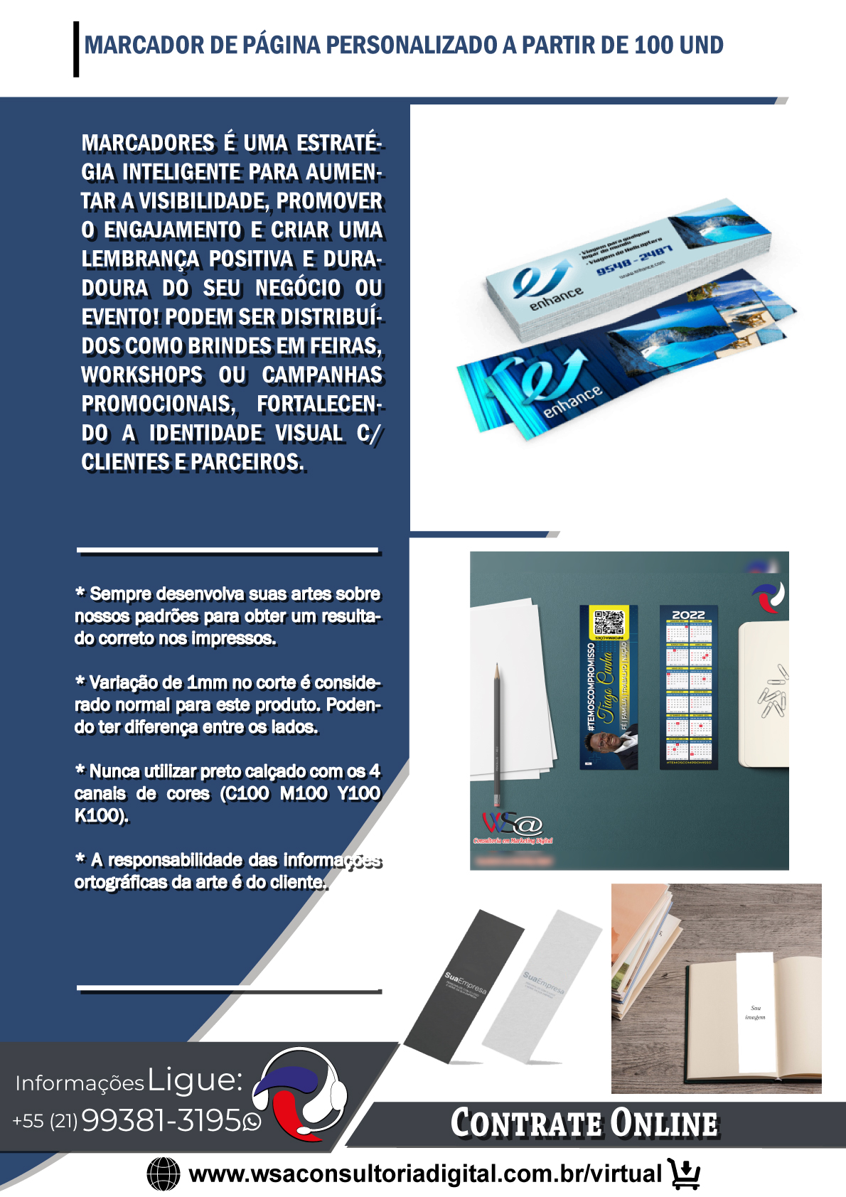 Marcador de Livro personalizado a partir de 100 und - Imagem 3