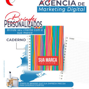 Caderno personalizado a partir de 10 und