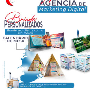 Calendário de mesa triangular personalizada a partir de 100 und