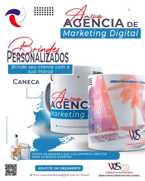 Caneca de Porcelana Personalizada a partir de 10 und