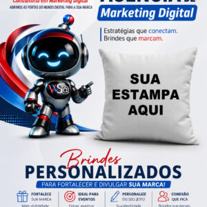 Almofada personalizada a partir de 10 und